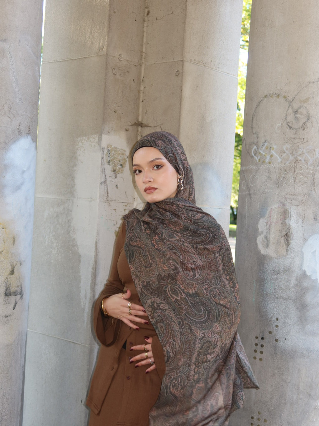 Olive Pashmina