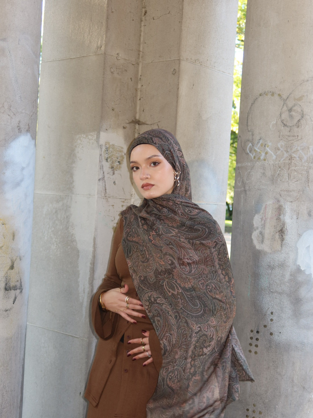 Olive Pashmina
