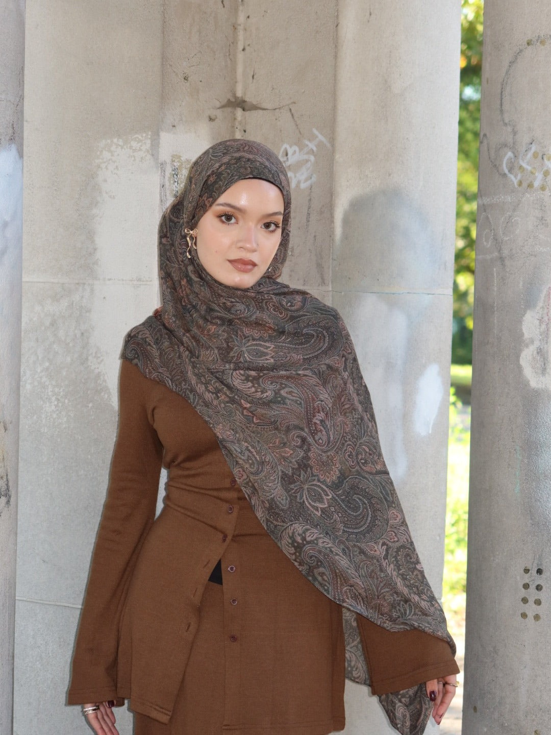 Olive Pashmina